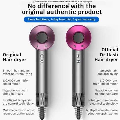 Dr. Flash High-Speed Leafless Hair Dryer – Power, Speed, and Style in One! 🚀💨